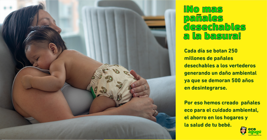 ¿Qué es un pañal ecoloógico y beneficios?