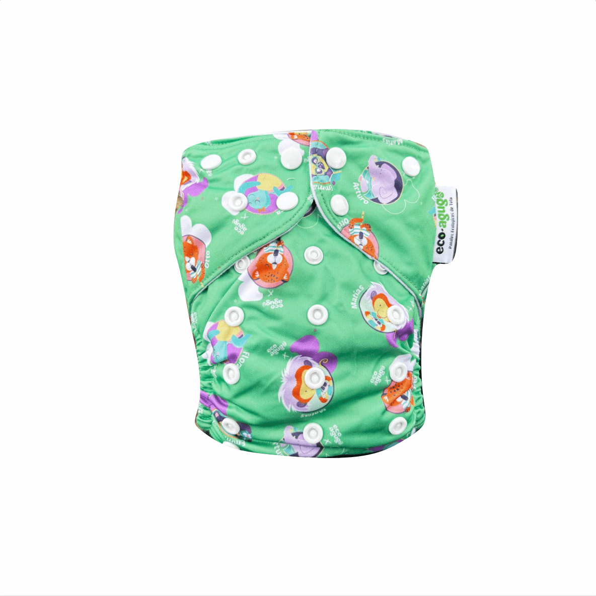 Pañal ecológico unitalla PREMIUM 🌟broche DISEÑOS UNISEX 3.5kg-17kg
