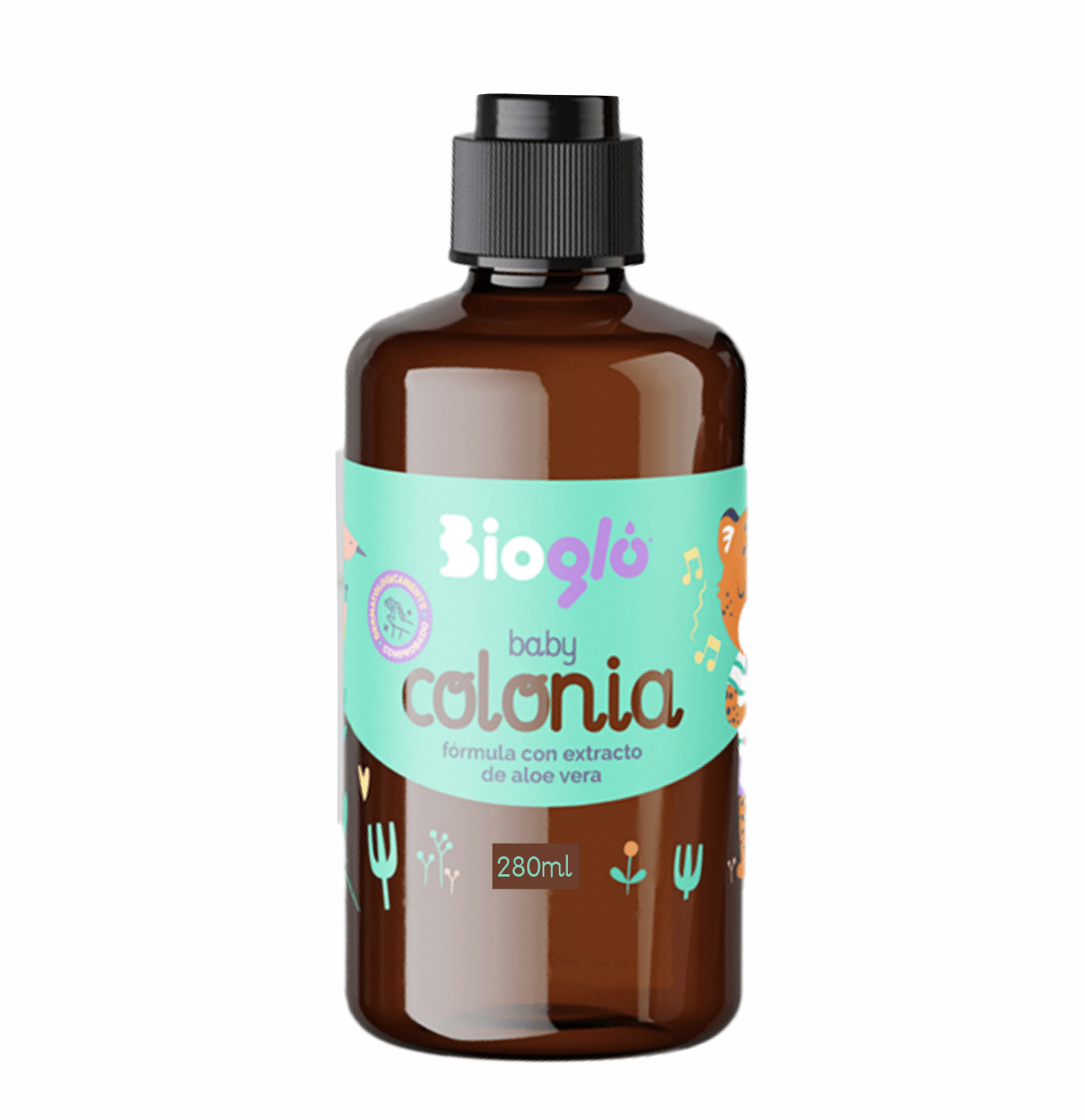 Colonia Bioglú aloe vera pieles sensibles DERMATOLÓGICAMNTE comprobado 280ml⭐