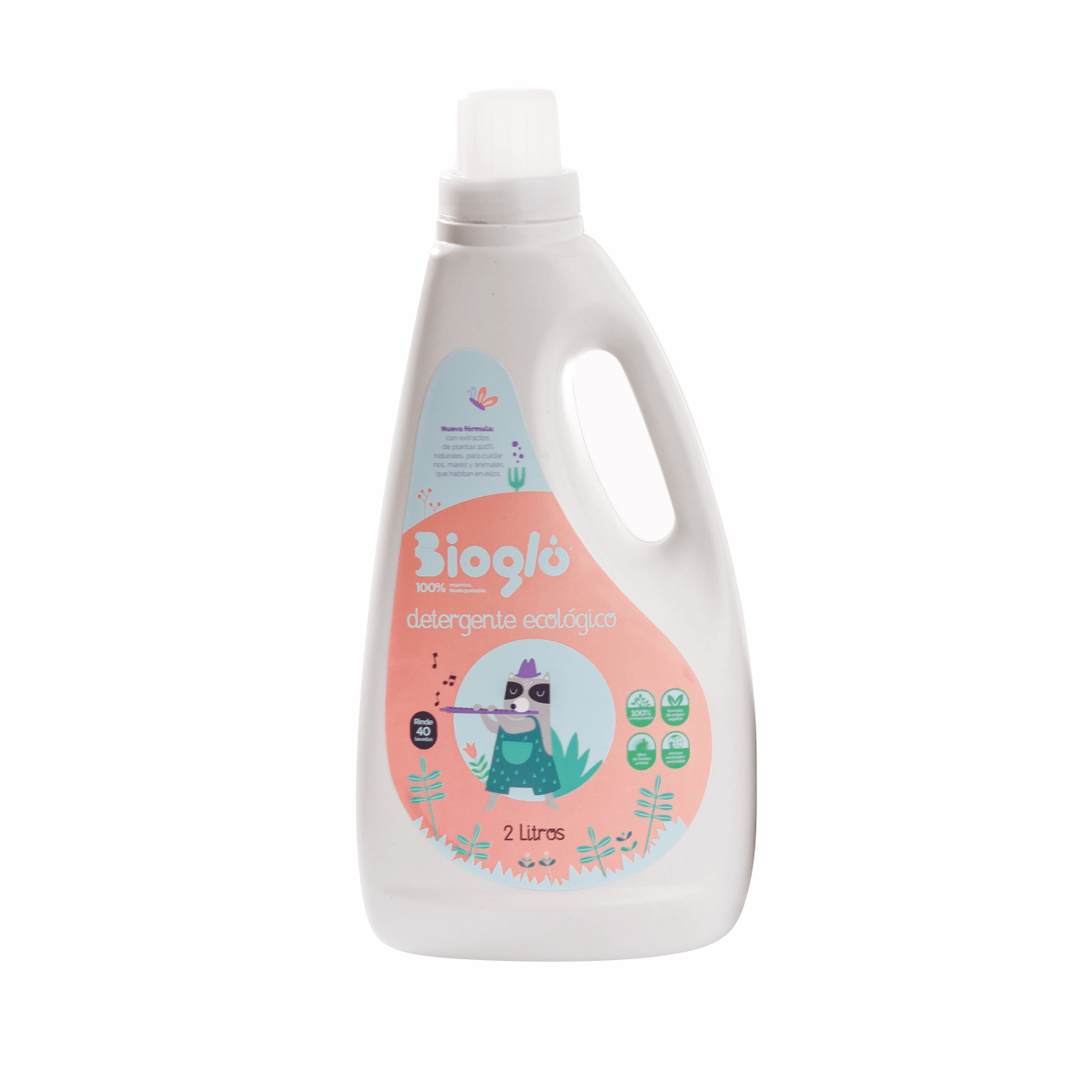 Detergentge ecológico biodegradable Bioglú 2Litros
