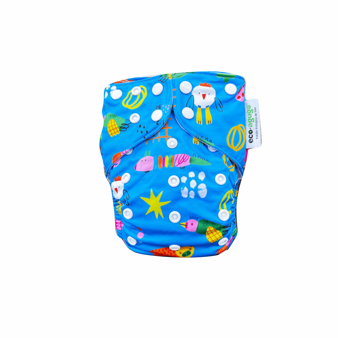 Pañal ecológico unitalla PREMIUM 🌟broche DISEÑOS UNISEX 3.5kg-17kg