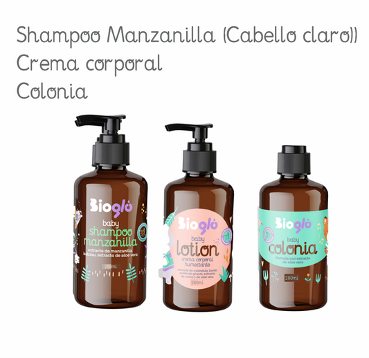 Kit cuidado natural dermatológicamente comprobado Manzanilla