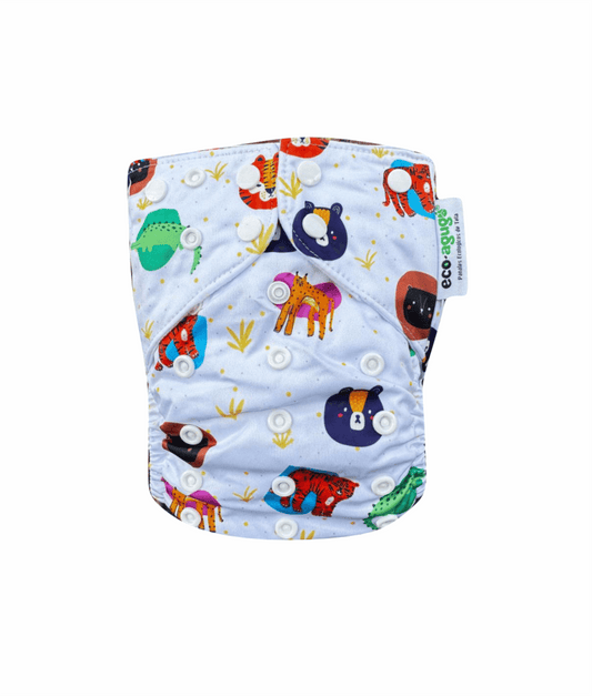 Pañal ecológico unitalla PREMIUM 🌟broche DISEÑOS UNISEX 3.5kg-17kg