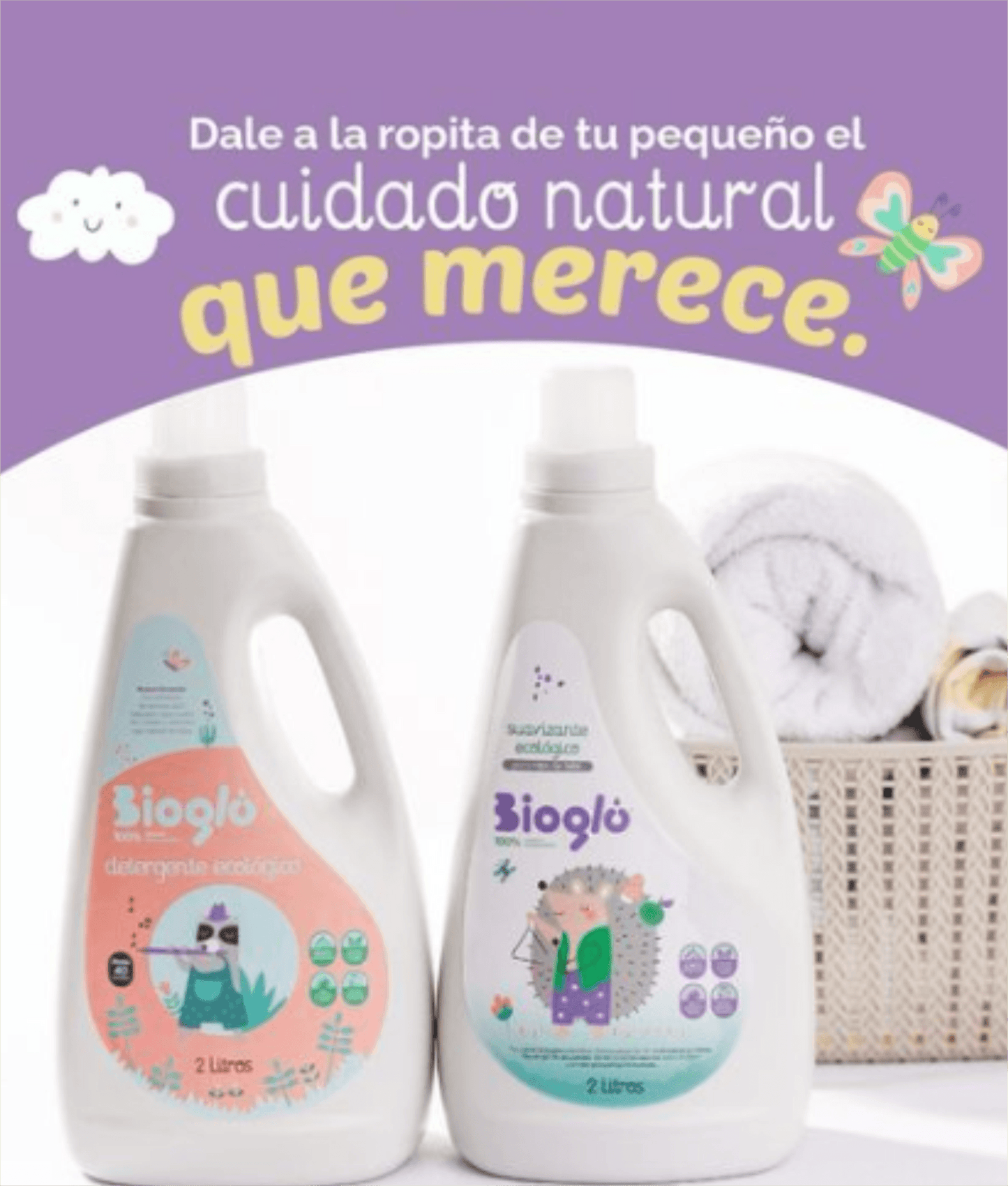 Detergente y suavizante ecológico
