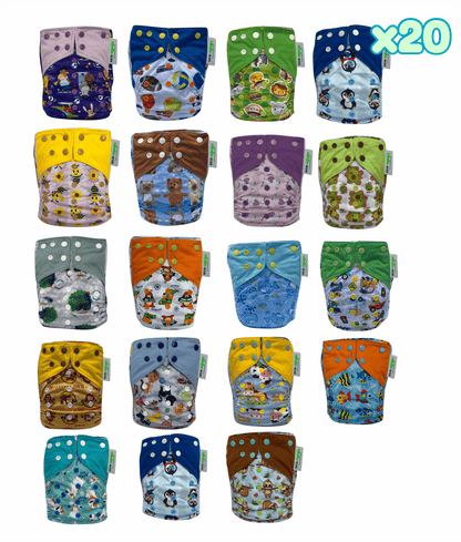 Paquete Clásico x20 pañales unitalla  4.5kg-17kg