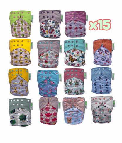 Paquete Clásico x15 pañales unitalla  4.5kg-17kg
