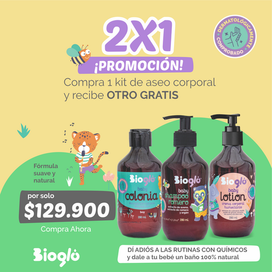 Kit cuidado natural dermatológicamente comprobado Manzanilla