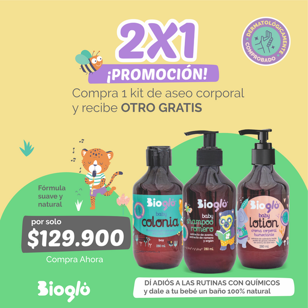 Kit cuidado natural dermatológicamente comprobado