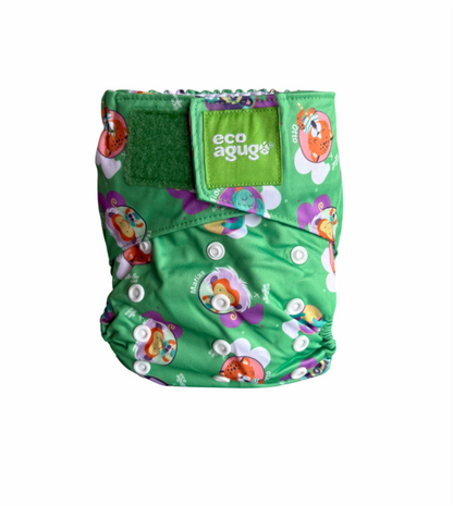 Pañal ecológico velcro unitalla PREMIUM 🌟DISEÑOS UNISEX  3.5kg-17kg