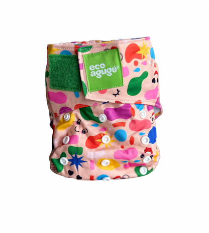 Pañal ecológico velcro unitalla PREMIUM 🌟DISEÑOS UNISEX  3.5kg-17kg
