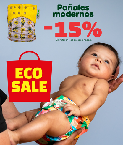 Pañal ecológico clásico UNITALLA 4.5kg-17kg