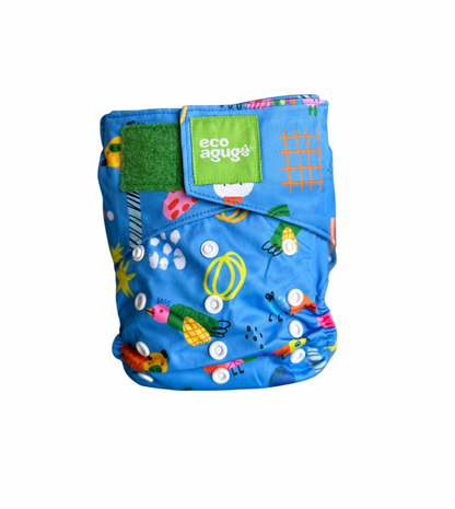 Pañal ecológico velcro unitalla PREMIUM 🌟DISEÑOS UNISEX  3.5kg-17kg