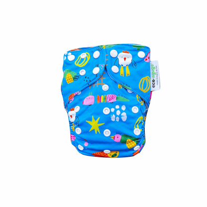Pañal ecológico unitalla PREMIUM 🌟broche DISEÑOS UNISEX  3.5kg-17kg