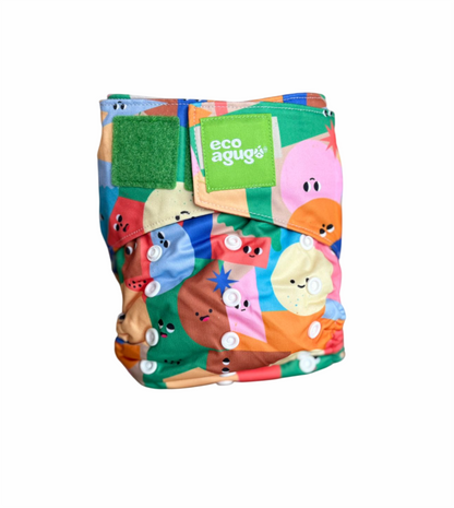 Pañal ecológico velcro unitalla PREMIUM 🌟DISEÑOS UNISEX  3.5kg-17kg