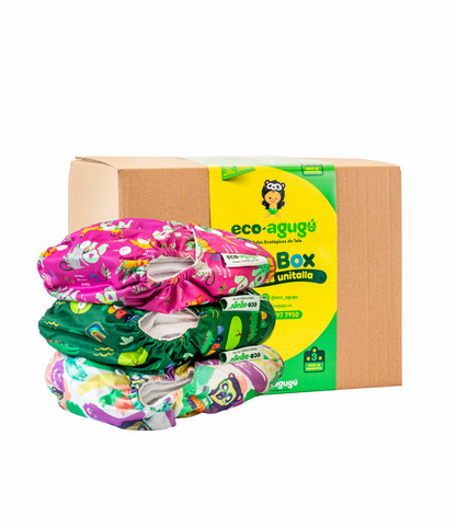 Paquete de inicio x 3 pañales PREMIUM 🌟VELCRO DISEÑOS UNISEX  3.5kg-17kg