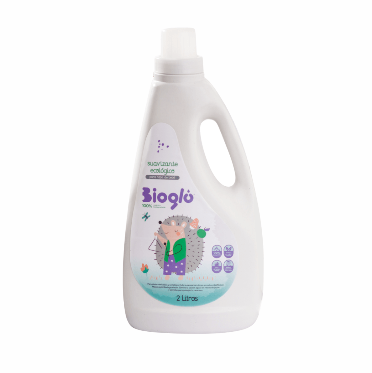Suavizante ecológico biodegradable Bioglú 2 libros