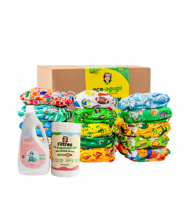 KIT BIENESTAR x 15 PAÑALES PREMIUM BROCHE🌟